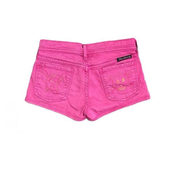 Citizens of Humanity Women's Jerome Dahan Skull & Bunny #912‎ Stretch Shorts 26 - Picture 2 of 6